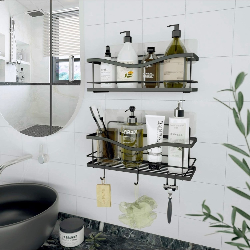 Adhesive bathroom/ kitchen shelf. Brand new.